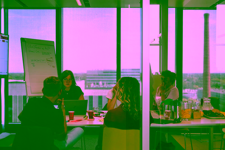 people in a meeting room